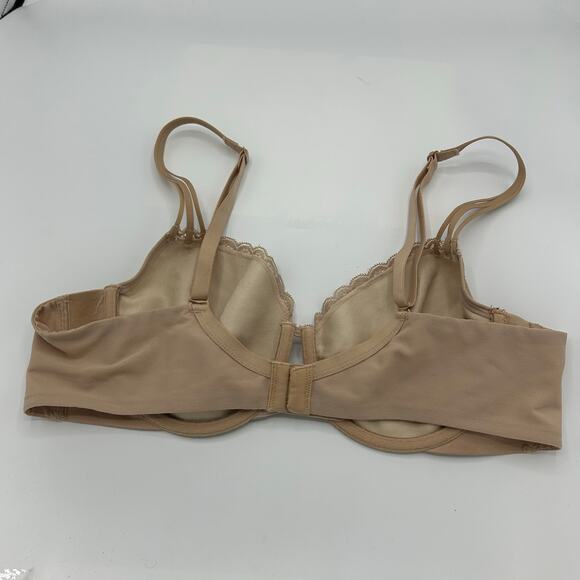 Soma Enticing Lift Balconette Bra 38B Nude Lace Underwire Push‑Up Style 0516 - Picture 3 of 10